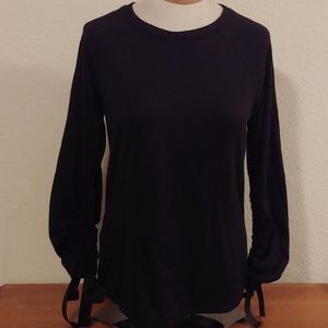 Caslon lightweight sweatshirt with sleeve detail